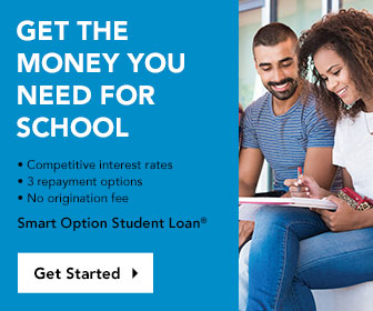 Get the money you need for school. Competitive rates, 3 payemtn options, no origination fee.  Smart Option Sudent Loand (R)